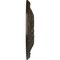 Ekena Millwork Granada Ceiling Medallion (Fits Canopies up to 4 1/4"), 15 3/4"OD x 5/8"P, Stone Hearth Crackle CM16GASHC - alternate 3